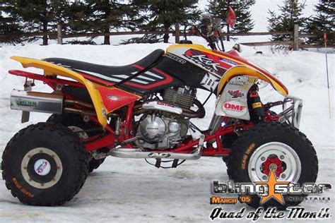 2005bling Star Quad Of The Month March Honda Trx400ex Atv