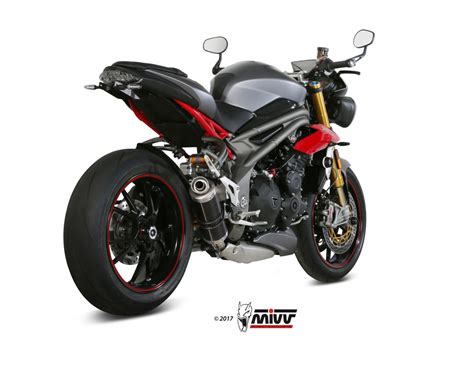 Scarico TRIUMPH SPEED TRIPLE 1050 R S RS Mivv Gp Inox Nero T 016