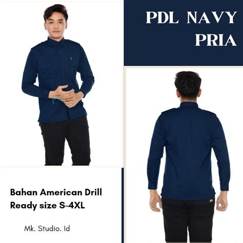 Jual Kemeja PDL Lengan Panjang Baju Seragam Kantor Baju Kemeja Formal