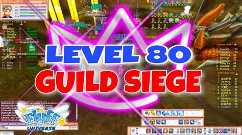 Level Guild Siege Flyff Universe Lawolf Server Youtube