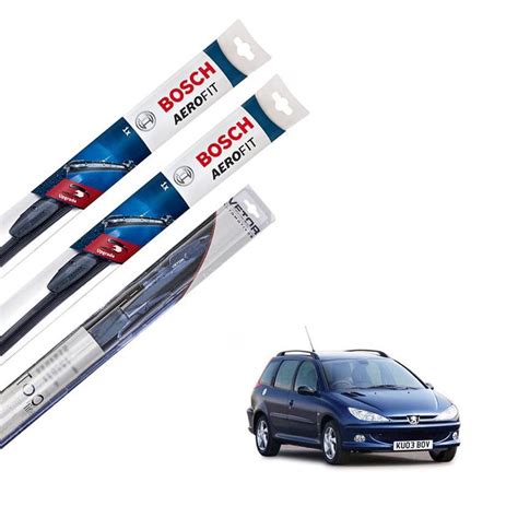 Kit Limpador Parabrisa Peugeot 206 Sw 2005 2006 2007 2008 No Shoptime