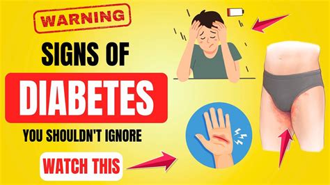 Warning 10 Unusual Signs Of Diabetes You Shouldn T Ignore Self Care Youtube