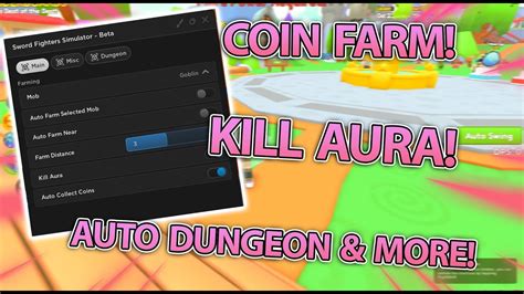 Roblox Swords Fighters Simulator Script Coin Farm Kill Aura Auto