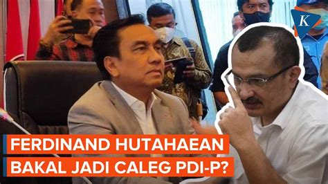 Ferdinand Hutahaean Ngaku Gantikan Effendi Simbolon Jadi Bacaleg Pdi P