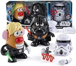 Playskool Star Wars Mr Potato Head Toy Luke Frywalker Darth Tater