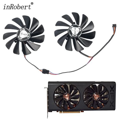 New 2pcs 95mm 4pin Fdc10u12s9 C Rx 5600xt 5700xt Rx580 Gpu Cooling Fan