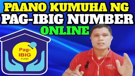 PAANO KUMUHA NG PAG IBIG NUMBER ONLINE PAG IBIG MEMBER ONLINE