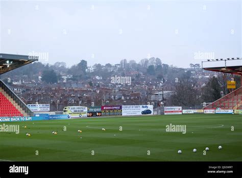 General View Of St James Park Home Of Exeter City Before Their Match