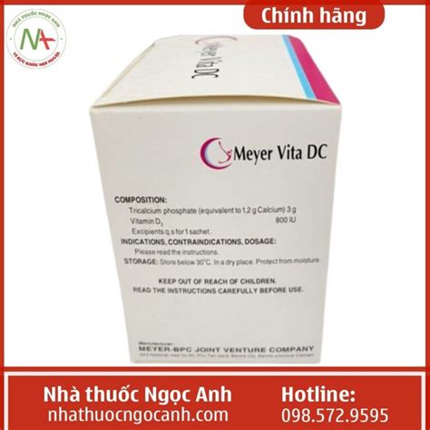 Thuốc Meyer Vita DC là gì có tác dụng gì giá bao nhiêu mua ở đâu