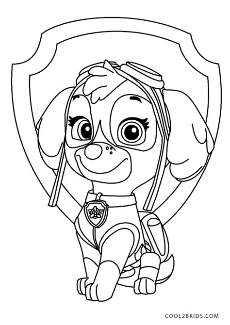 Printable Coloring Pages For Paw Patrol