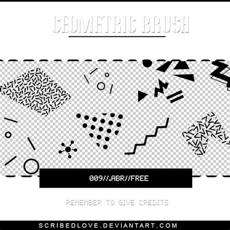 Shapes Free Photoshop Brushes, Patterns & Vectors