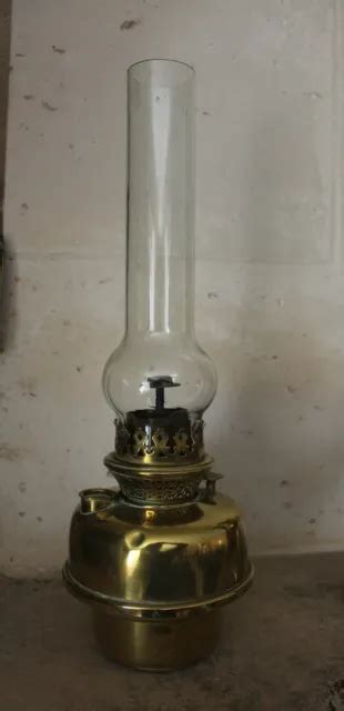 Lampe P Trole Ancienne En Cuivre Jaune Jr Paris Eur Picclick Fr