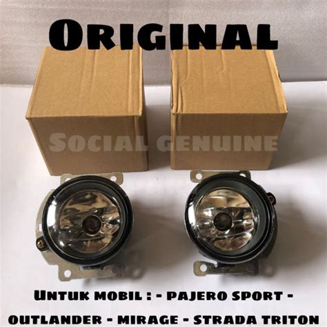 Jual Foglamp Fog Lamp Mitsubishi Pajero Sport Triton Mirage Strada