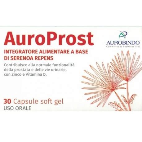 Auroprost Integratore Per La Salute Della Prostata A Base Di Serenoa