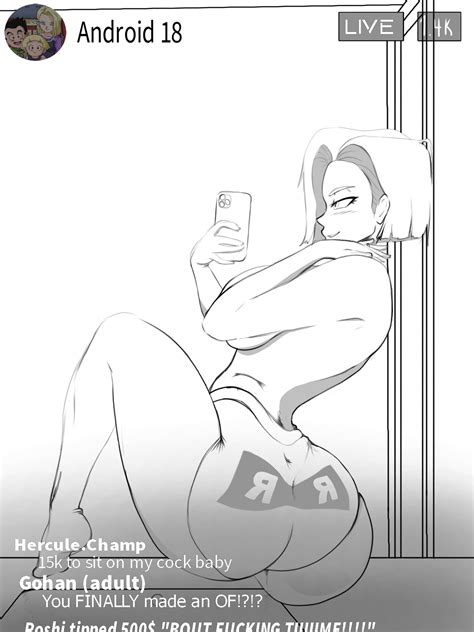 Rule 34 Android 18 Bathroom Big Ass Big Breasts Color Request Dragon