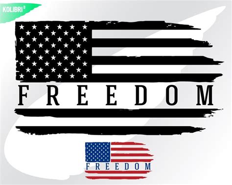 Freedom Svg Us Flag Svg Freedom Flag Svg Grunge Svg Usa Svg Freedom