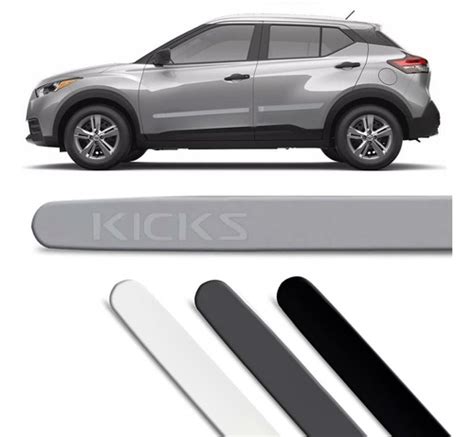 Jogo De Friso Lateral Nissan Kicks Pcd Cor Original