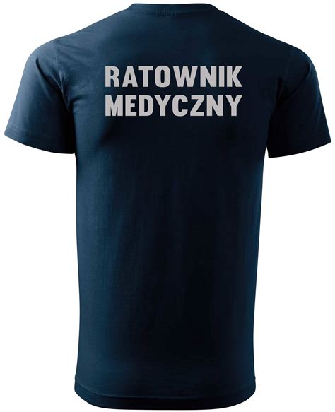 Ratownik Medyczny Koszulka Z Nadrukiem Hvr Wear Pl