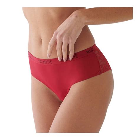 Bikini Vassarette Talla G Con Encaje Trasero Rojo Walmart