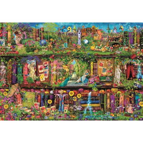 Puzzle 2000 pièces The Garden Shelf Clementoni King Jouet Puzzle