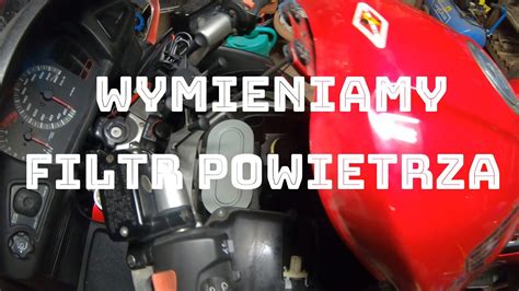 Wymiana Filtra Powietrza W Honda St Pan European Youtube