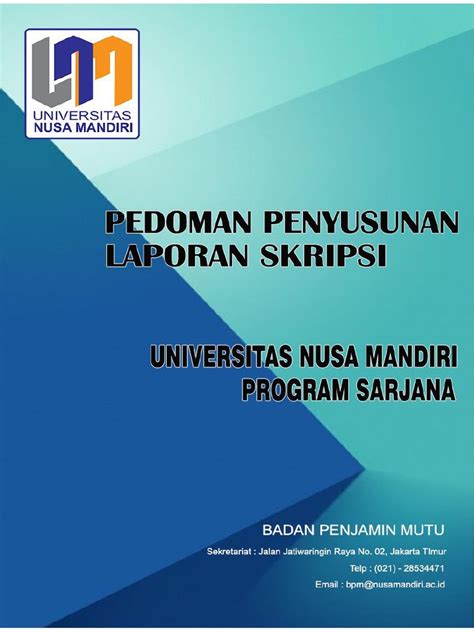 Pedoman Lap Skripsi Unm 2021 Update 180821 Pdf