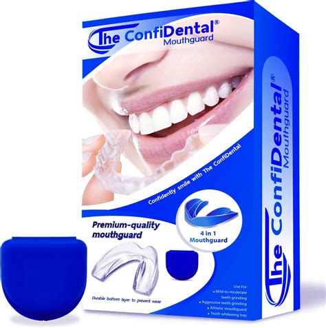 The Confidental Pack Of 6 Moldable Mouth Guard For Teeth Grinding Clenching