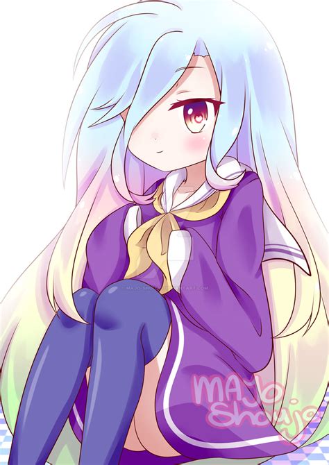 Shiro No Game No Life ~ Print By Majo Shoujo On Deviantart