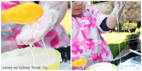 Learning And Exploring Through Play Cornflour Sensory Play