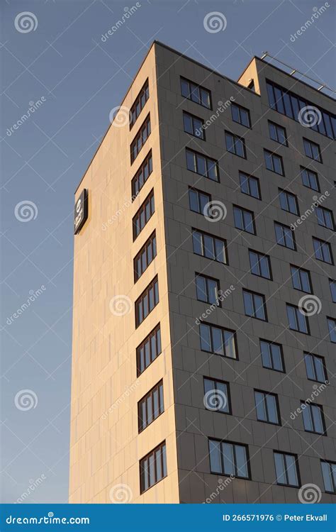 newly built tall hotel   center editorial photo image  skyline