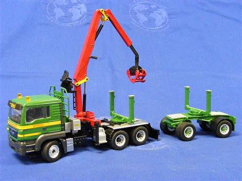 Buffalo Road Imports Doll Log Truck On Man Tgs 3 Axle Tractor Truck