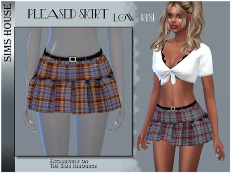 The Sims Resource Pleased Skirt Low Rise