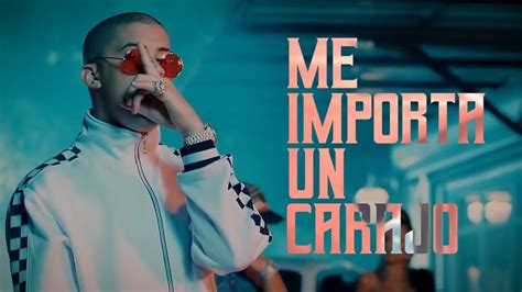 Bad Bunny Me Importa Un Carajo Video Oficial YouTube Music