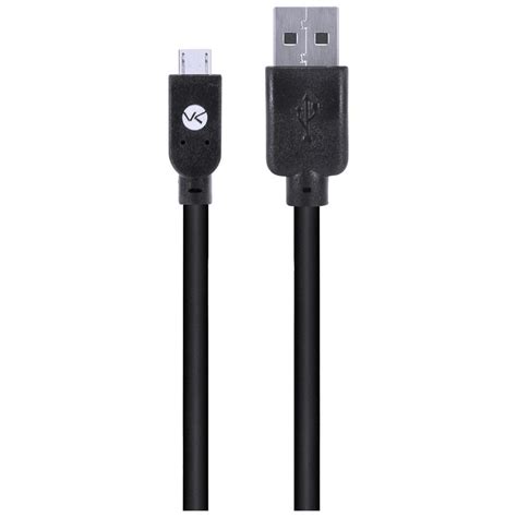 Cabo USB X Micro USB B Vinik transferência de dados 5 Pinos 1M