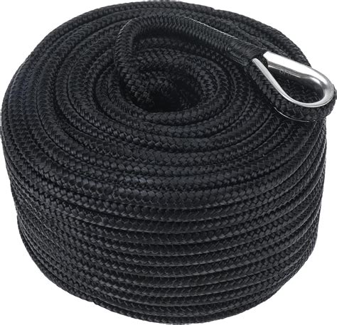 Novelbee 38 Inch X 50 Feet Double Braid Nylon Anchor Line