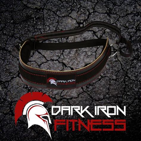 The Dark Iron Fitness Leather Weightlifting Dip Belt The Non Slip