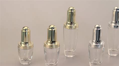 Luxury Serum Bottle Push Button Dropper Cosmetics Ml Ml Ml Face