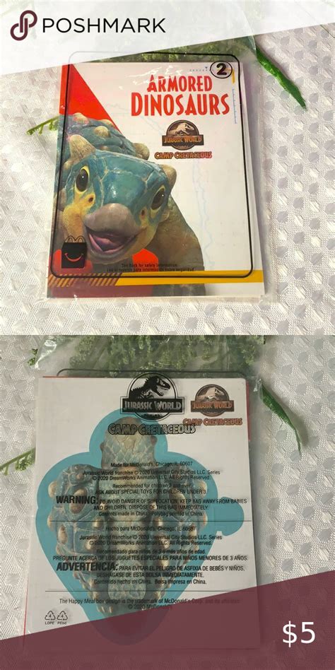 Mcdonalds Happy Meal 2020 Jurassic World Camp Cretaceous Armored