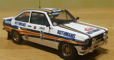 Ford Escort RS 1800 MKII Rallye Automobile Monte Carlo 1981 Vatanen