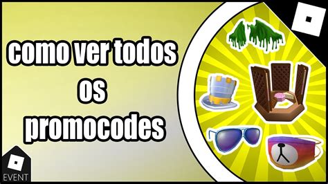 Como Ver Os Novos Promocodes E Todos Os Que Já Teve No Roblox Youtube