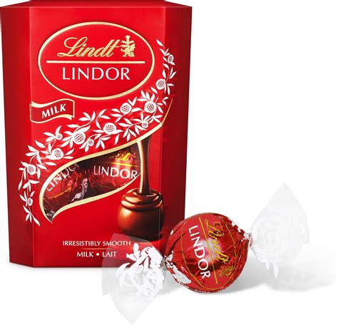 Lindt Lindor Milk Cornet G Pack Of Amazon Co Uk Grocery