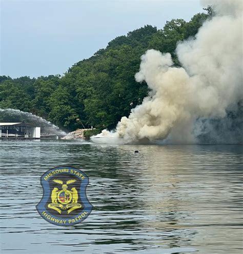 Boat Fire Sends 2 To Hospital At Lake Of The Ozarks