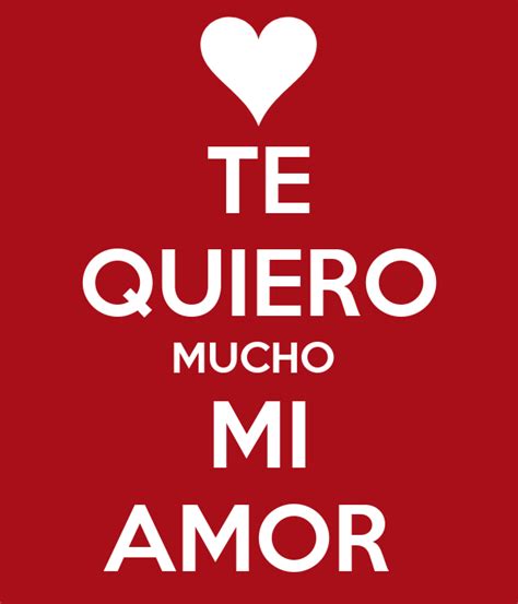 Te Quiero Mucho Mi Amor Poster Flor Keep Calm O Matic