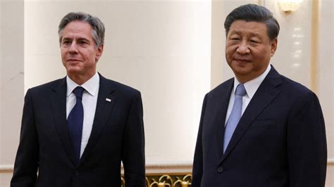 Secretary Of State Blinken Meets With Chinese President Xi