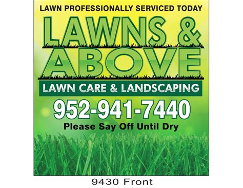 Custom Lawn Rnd Signs