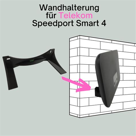 Telekom Router Speedport Smart Halterung In Schwarz Tb S