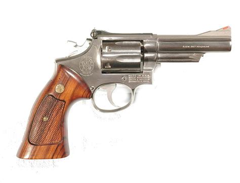 Monty Whitley Inc S W MODEL 66 STAINLESS STEEL REVOLVER IN 357