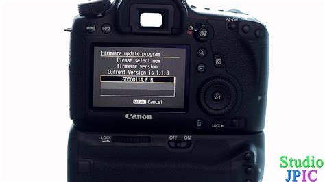 How To Upgrade The Firmware Of A Canon Eos Dslr Camera Youtube