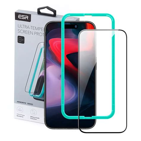 Esr Armorite Tempered Glass Black Apple Iphone Pro Mobilecenter