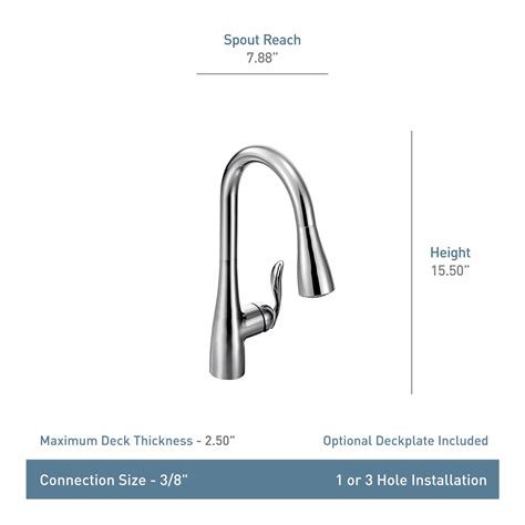 Moen Arbor Oil Rubbed Bronze One Handle Kitchen Faucet With Pull Down Sprayer Featuring Power